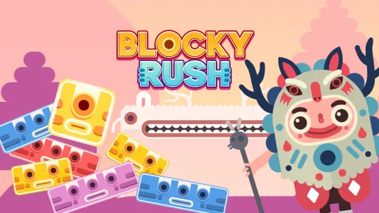 Blocky Rush game Play Blocky Rush game
