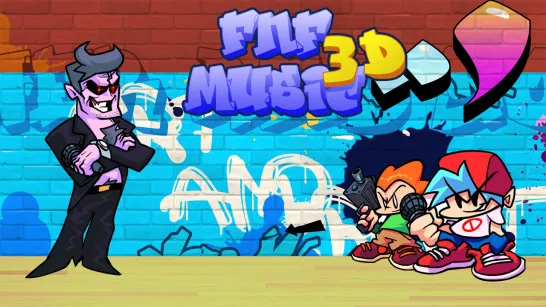 FNF Music 3D game Play FNF Music 3D game