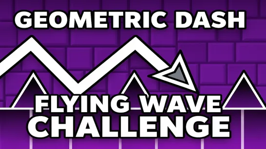Geometric Dash Flying Wave Challenge game Play Geometric Dash Flying Wave Challenge game